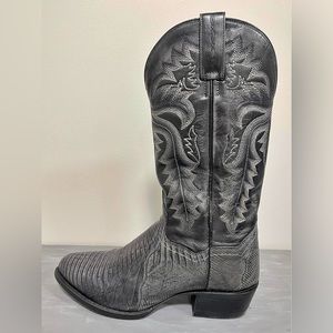 Dan Post Boots Grey Lizard Mens